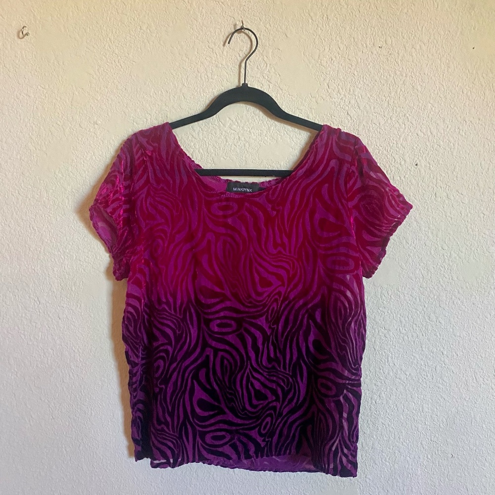Y2K Sheer Party Top